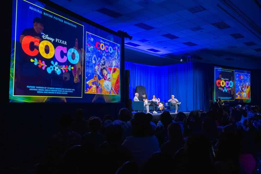 Germaine Franco at the Disney and The Grammys: A Musical Legacy panel at D23, Anaheim, California, August 16, 2026 Germaine Franco at the Disney and The Grammys: A Musical Legacy panel at D23, Anaheim, California, August 16, 2026